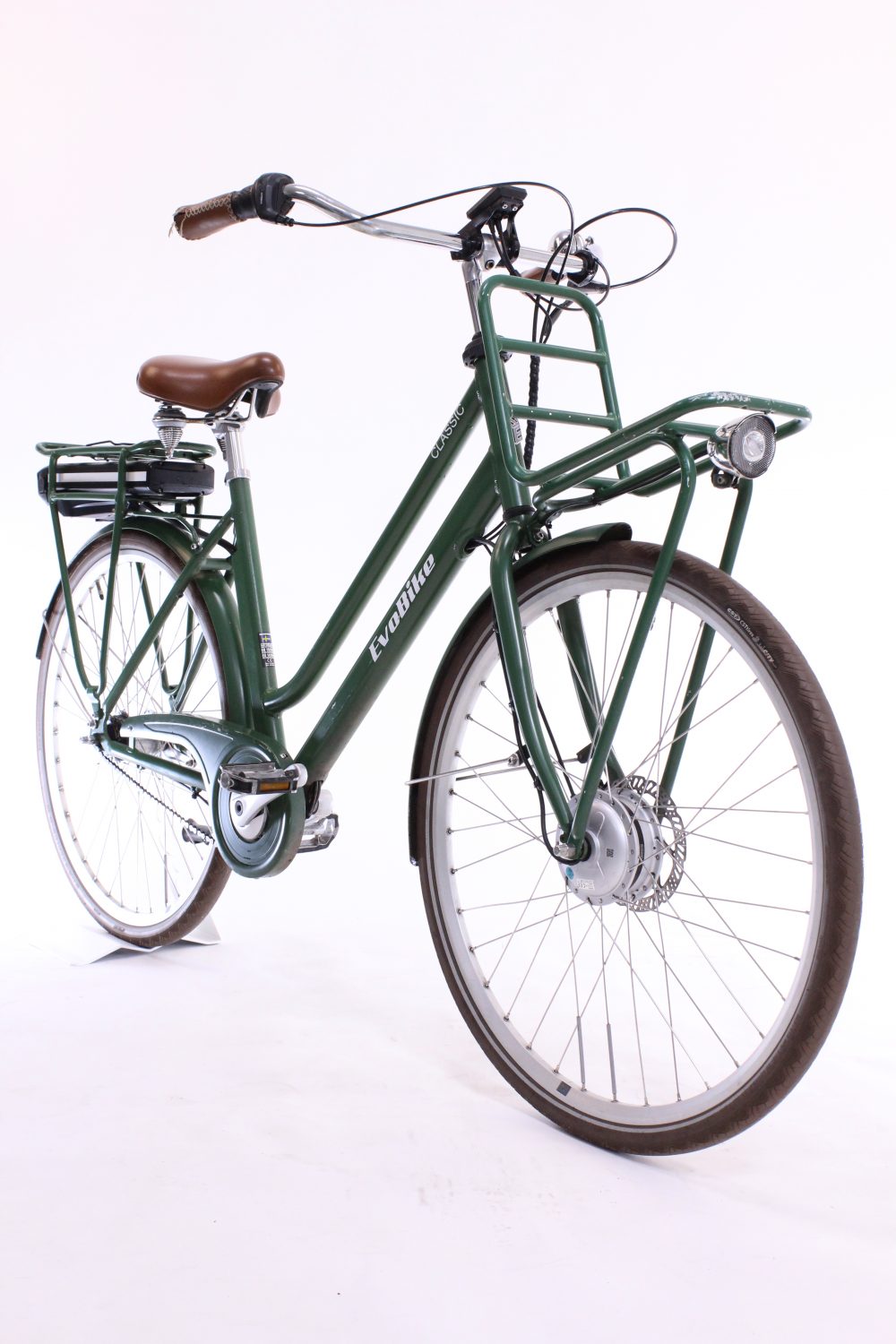 EvoBike Classic-7 250W 2022 - Olivgrön, Dam - Image 9